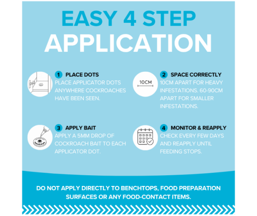 Web Organic Cockroach Bait Easy 4 Step Image Tile